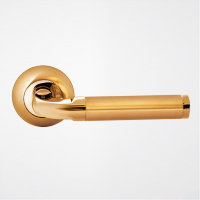 Дверная ручка ROSSI MARTE LD 50-1 SG/CP золото матовое/золото