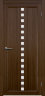 Дверь межкомнатная Matadoor М-порте Стрелец 1 Орех люкс Стекло