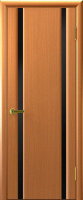 Дверь межкомнатная Luxor Синай 2 Анегри тон 34 Черное стекло