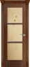 Дверь межкомнатная Varadoor Рубикон Анегри тон1 витраж Альмерия с перемычками - Капитель