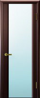 Дверь межкомнатная Luxor Синай 3 Венге Белое стекло