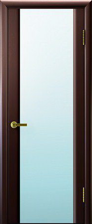 Дверь межкомнатная Luxor Синай 3 Венге Белое стекло