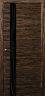 Дверь межкомнатная Matadoor М-порте Титан Эбен Черное стекло