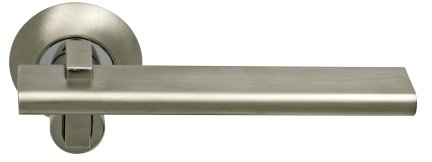 Дверная ручка ARCHIE SILLUR 133 S.CHROME/P.CHROME матовый хром/хром