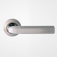 Дверная ручка ROSSI OPERA LD 298-1 SN/CP никель матовый/никель
