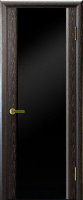 Дверь межкомнатная Luxor Синай 3 Черный абрикос Черное стекло