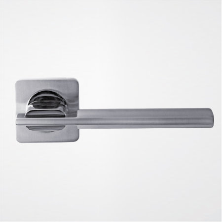 Дверная ручка ROSSI TESA LD 176-F21 CN/CP никель матовый/никель