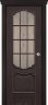 Дверь межкомнатная Varadoor Анкона Ясень тон 7 Виттория 2 бронза с решеткой - Карниз