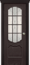 Дверь межкомнатная Varadoor Анкона Ясень тон 7 Виттория 2 с решеткой - Карниз