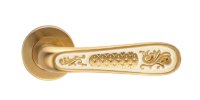 Дверная ручка ARCHIE GENESIS ALIVIO S. GOLD матовое золото/эмаль слоновая кость