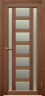 Дверь межкомнатная Matadoor М-порте Капелла Орех люкс Стекло 1